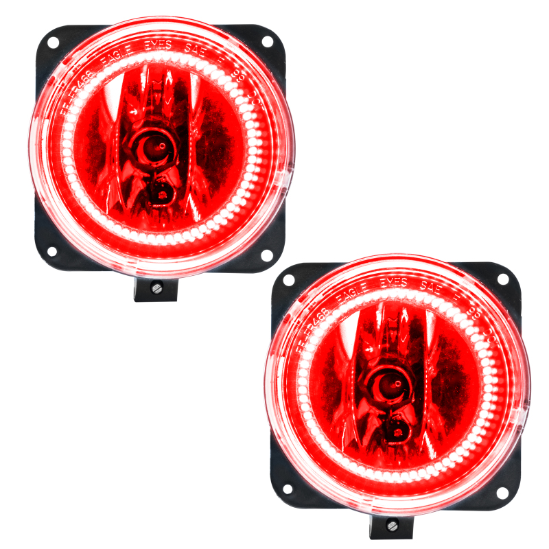 Ford Escape Fog Light Halo Kit - ORACLE Lighting - LED - Red - `05-`07